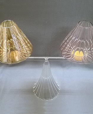 Idee regalo - GRANDE LUMIÈRE - Candeliere centrotavola in vetro soffiato