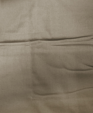 Completo lenzuola matrimoniale flanella con angoli Modello NOHO - Variante Tortora