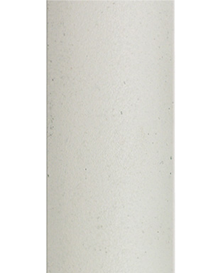 Tendaggi - Bastone per tende in alluminio Modello BOTTON - finitura bianco opaco